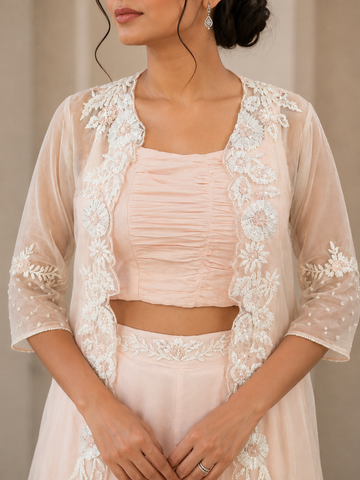 Ranas Indo-Western Long Jacket Dress