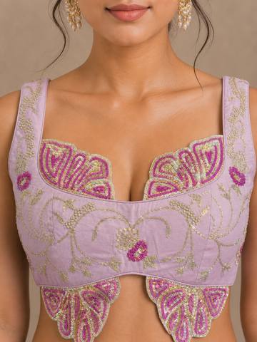 Ranas Pink & Rani Shaded Designer Lehenga