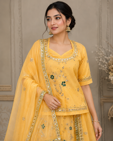 Ranas Ethnic Peach Color Rajputi Poshak