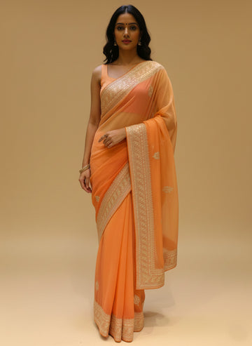 Ranas Aari & Sequine Work Saree