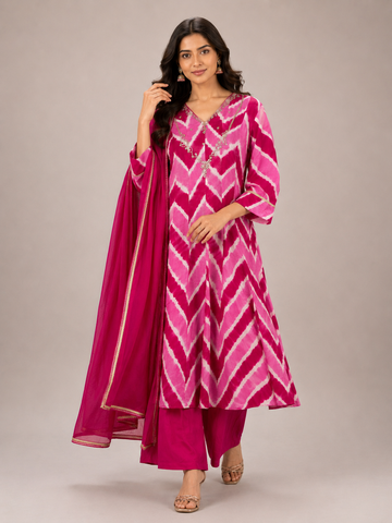 Ranas Rani & Pink Leheriya designer Suit