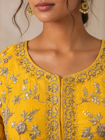 Ranas Yellow Color Designer Lehenga
