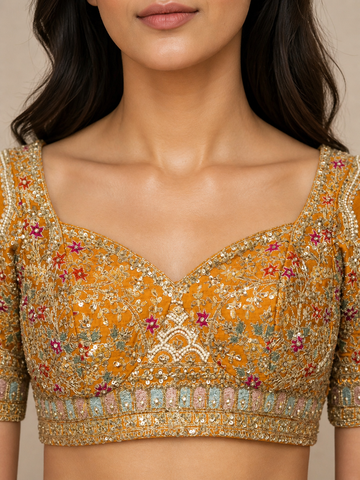 Ranas Orange Color Designer Lehenga