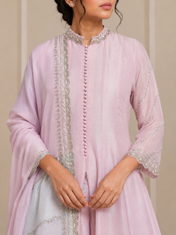 Ranas Pink Color Anarkali Suit