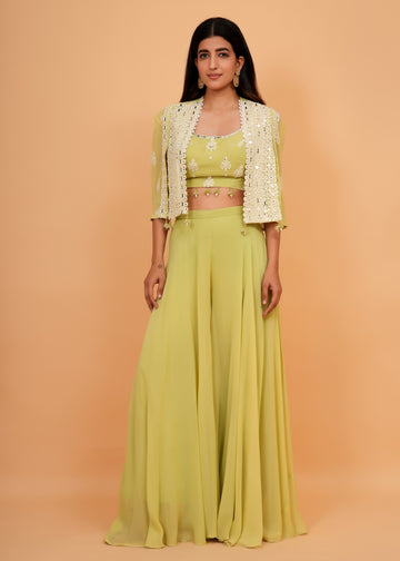 Ranas Resham & Mirror Work Indo western