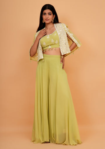 Ranas Resham & Mirror Work Indo western