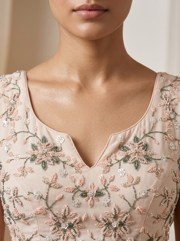 Ranas Peach Color Designer Lehenga