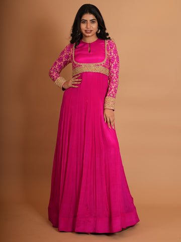 Ranas Rani Color Zardosi work Gown