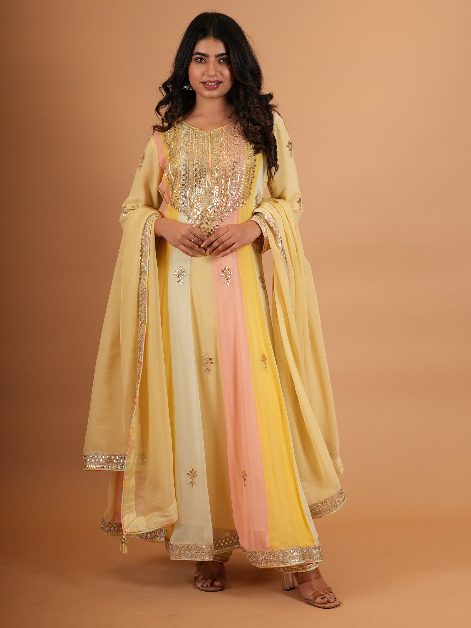 Ranas Multi Color Anarkali Suit