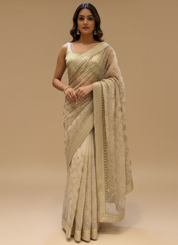 Ranas Gota Patti Jaal Work Saree