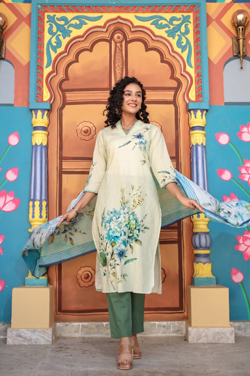 Ranas Floral Printed Suit