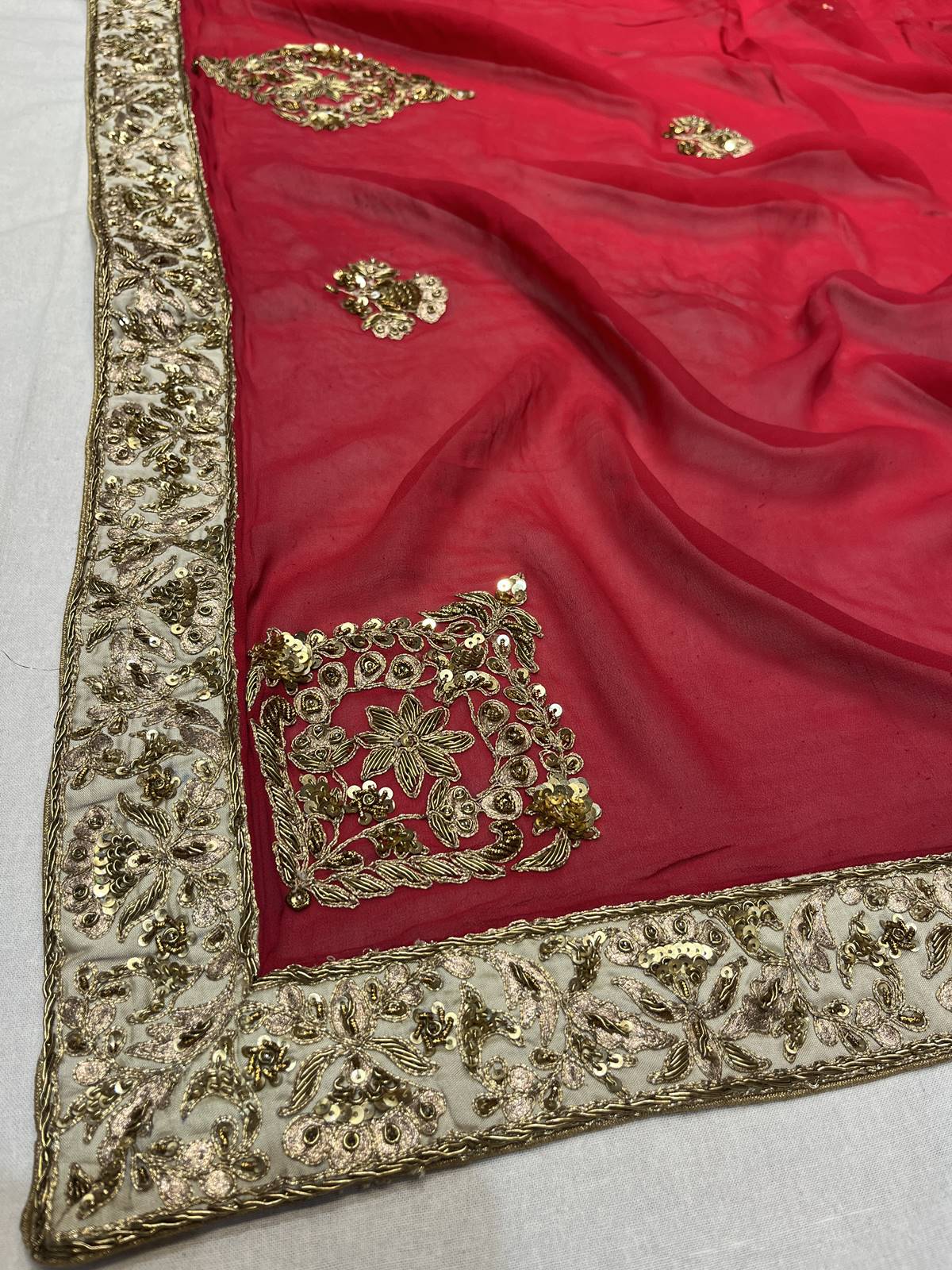 Ranas Zardosi Work Saree