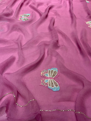 Ranas Butterfly Motif Saree