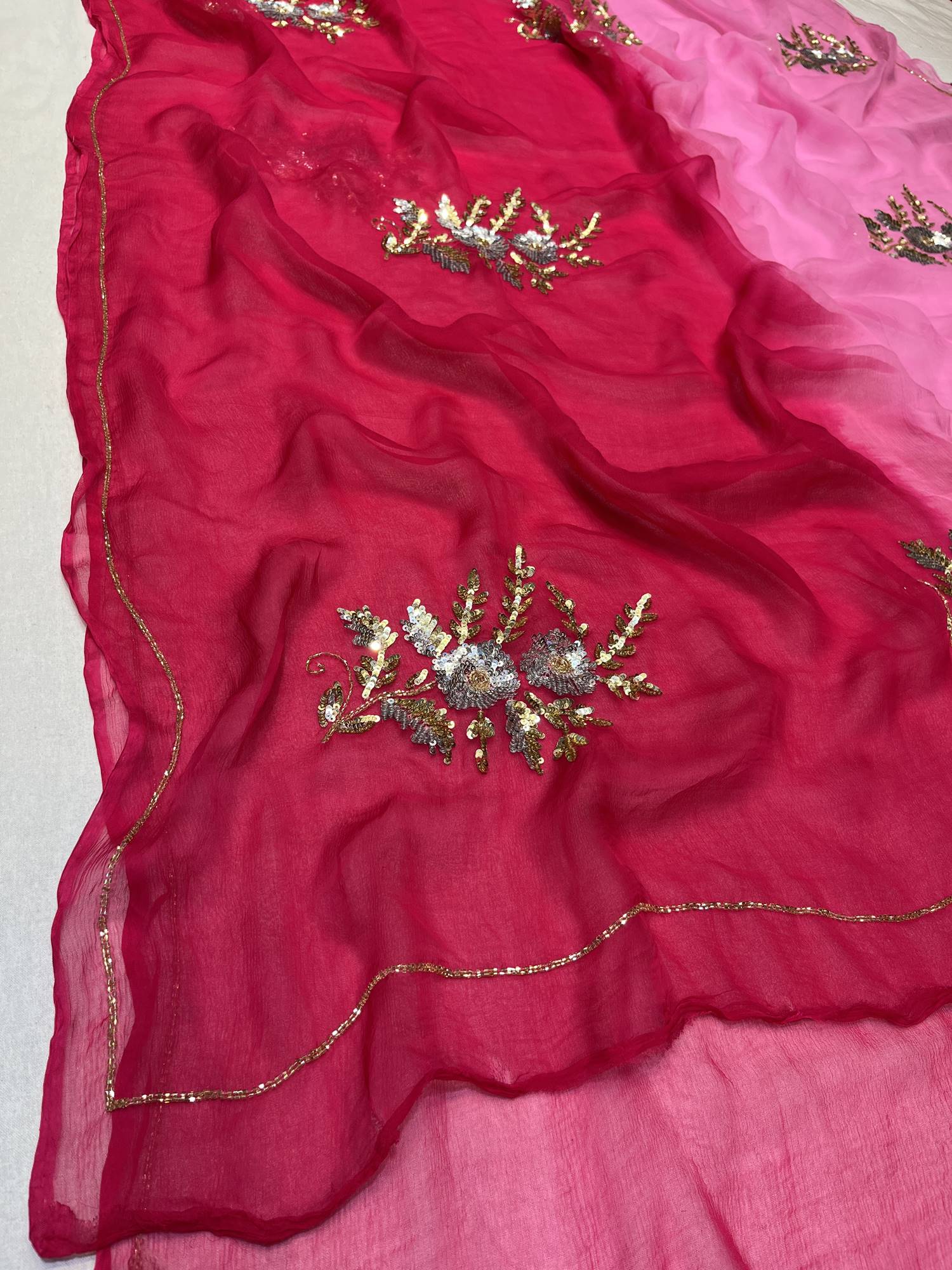 Ranas Rani & Pink Shaded Saree