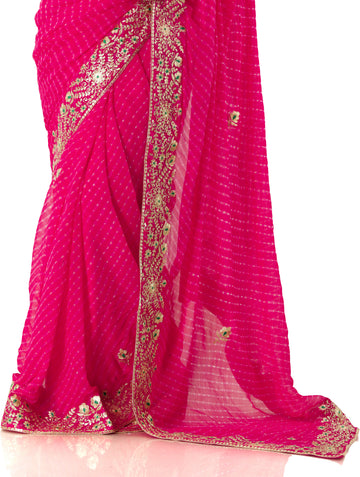 Ranas Rani Color Mothda Pittan work Saree