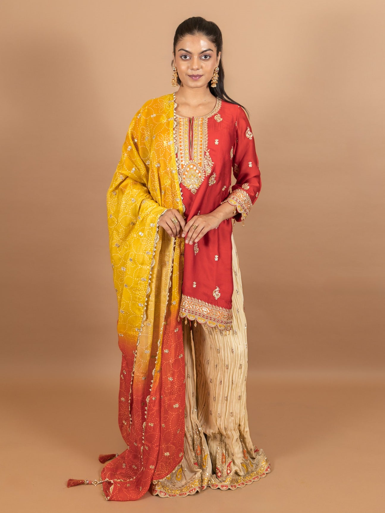 Ranas designer Plazo Set
