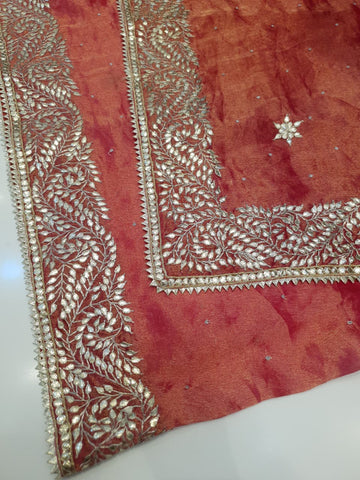 Ranas Gota Patti Tissue Fabric Saree