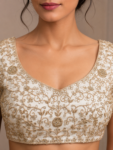 Ranas Rani & White Shaded Designer Lehenga
