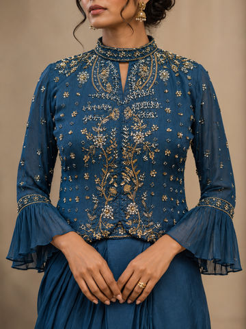 Ranas Dhoti Style Indo Western