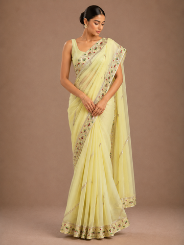 Ranas  Gota Patti & Resham Work Designer Saree