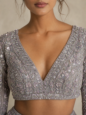 Ranas Lavender Color Designer Lehenga