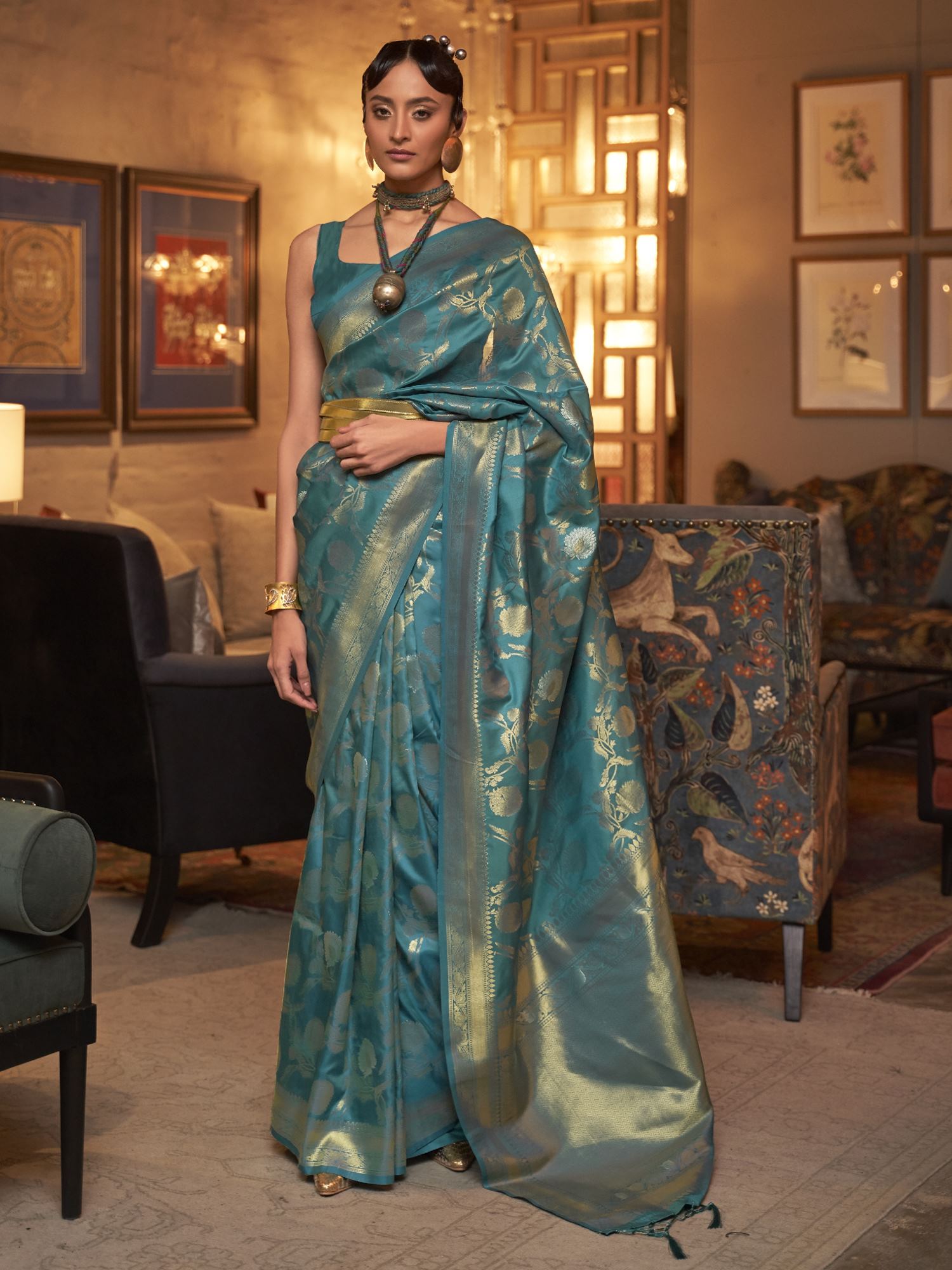 Ranas Handloom Weaving Saree