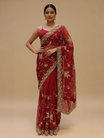 Ranas Bridal Wear Cutdana & Sequine Work Saree