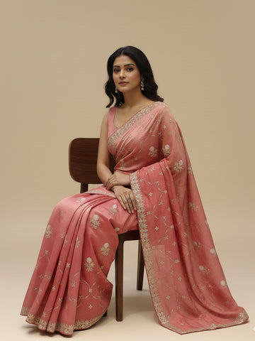 Ranas Aari & Gota work Saree