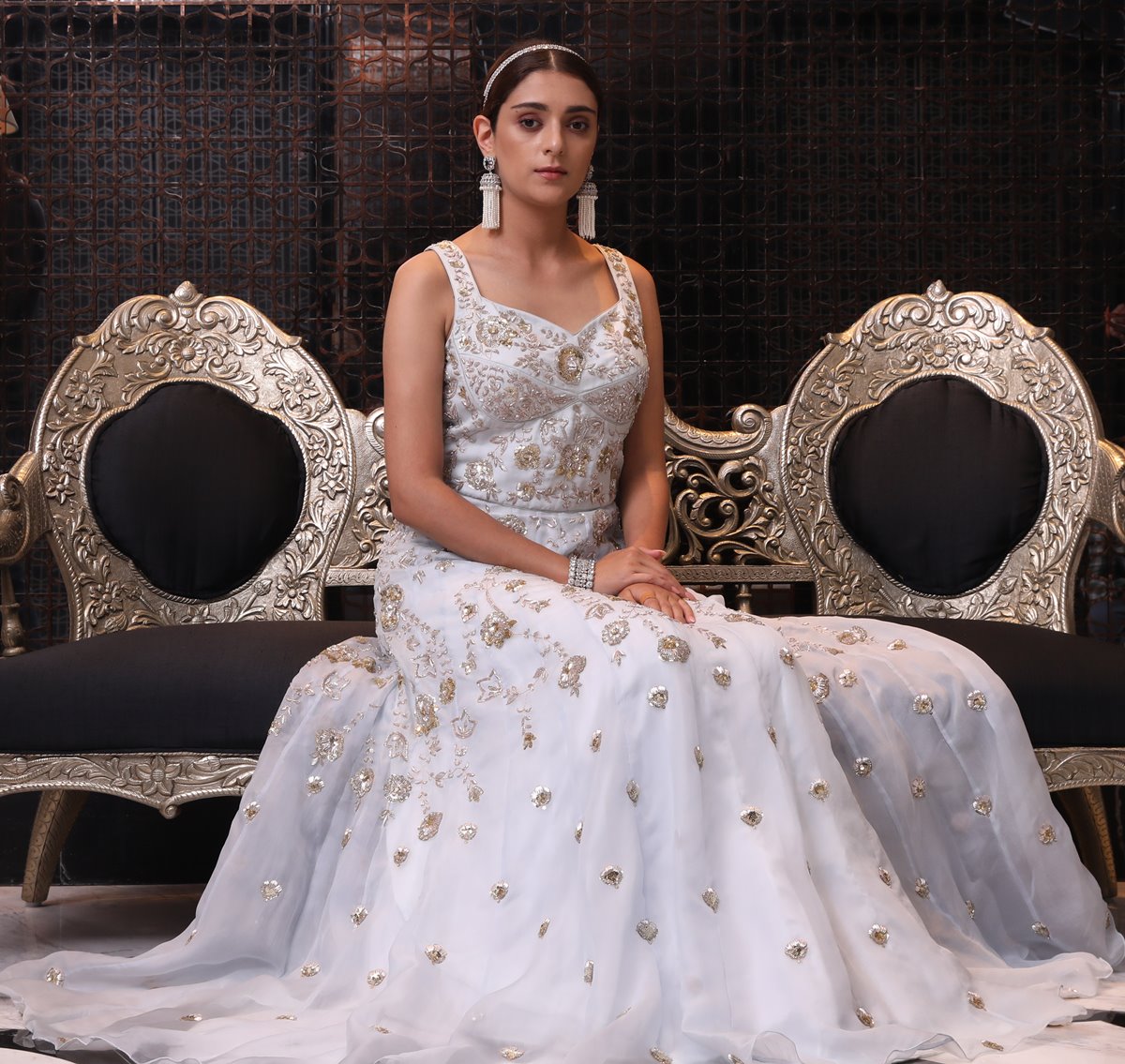 Ranas Grey Color Gown