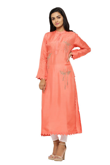 Ranas Peach Color Kurti