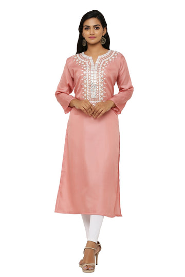 Ranas Peach Color Kurta