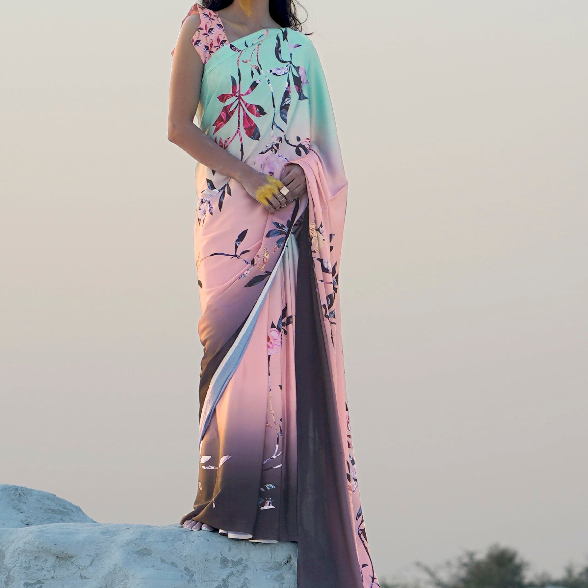 Ranas Digital print Saree