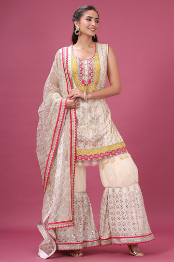 Ranas Off White Designer Garara