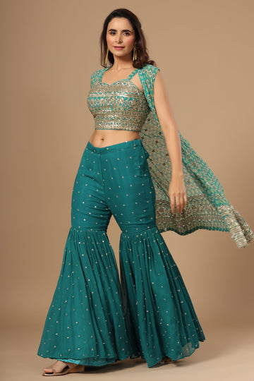 Ranas Rama Green Designer Garara