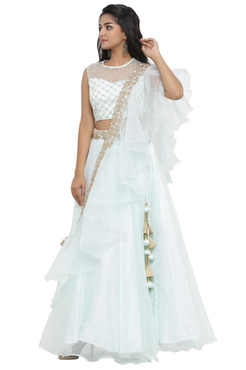 Ranas Organza Lehenga