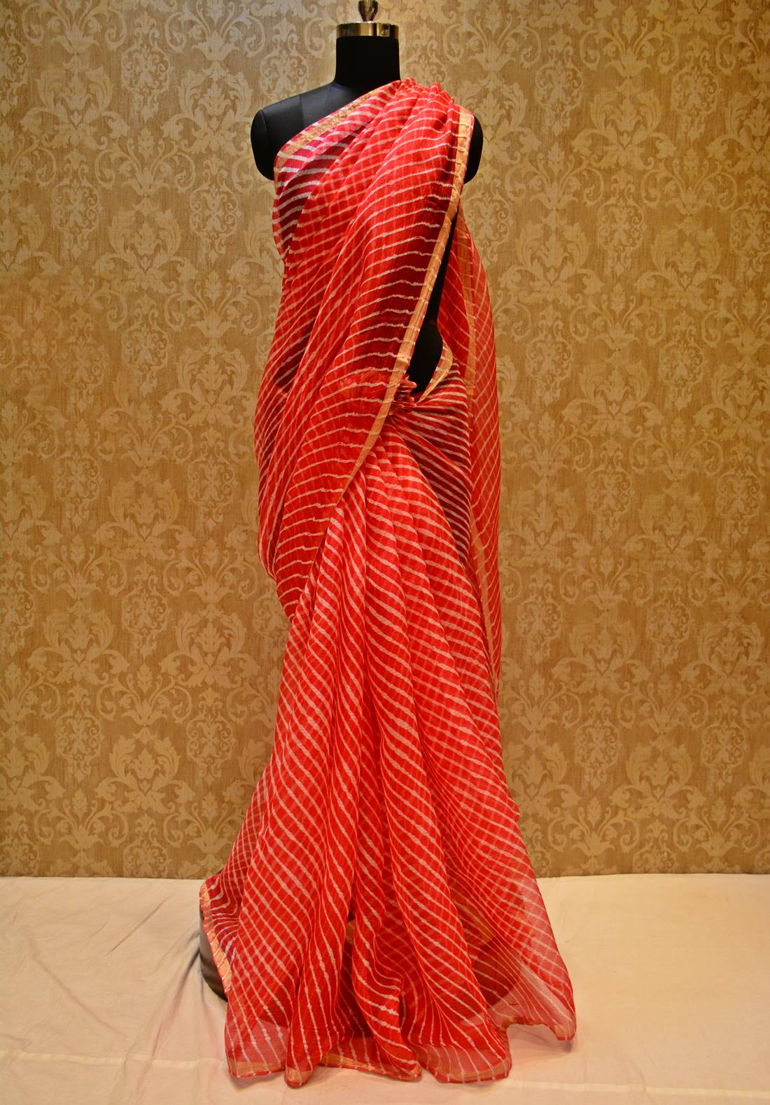 Ranas Kota Silk Leheriya Saree