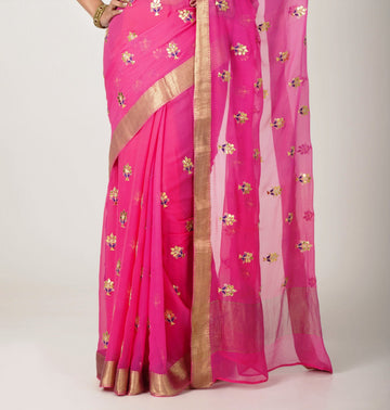 Ranas Rani Color Chiffon Saree