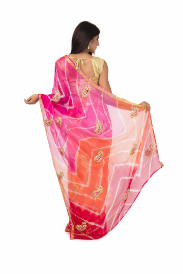 Kota silk Saree In Multi Color