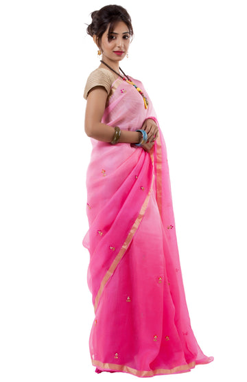Ranas Pink Shaded Saree
